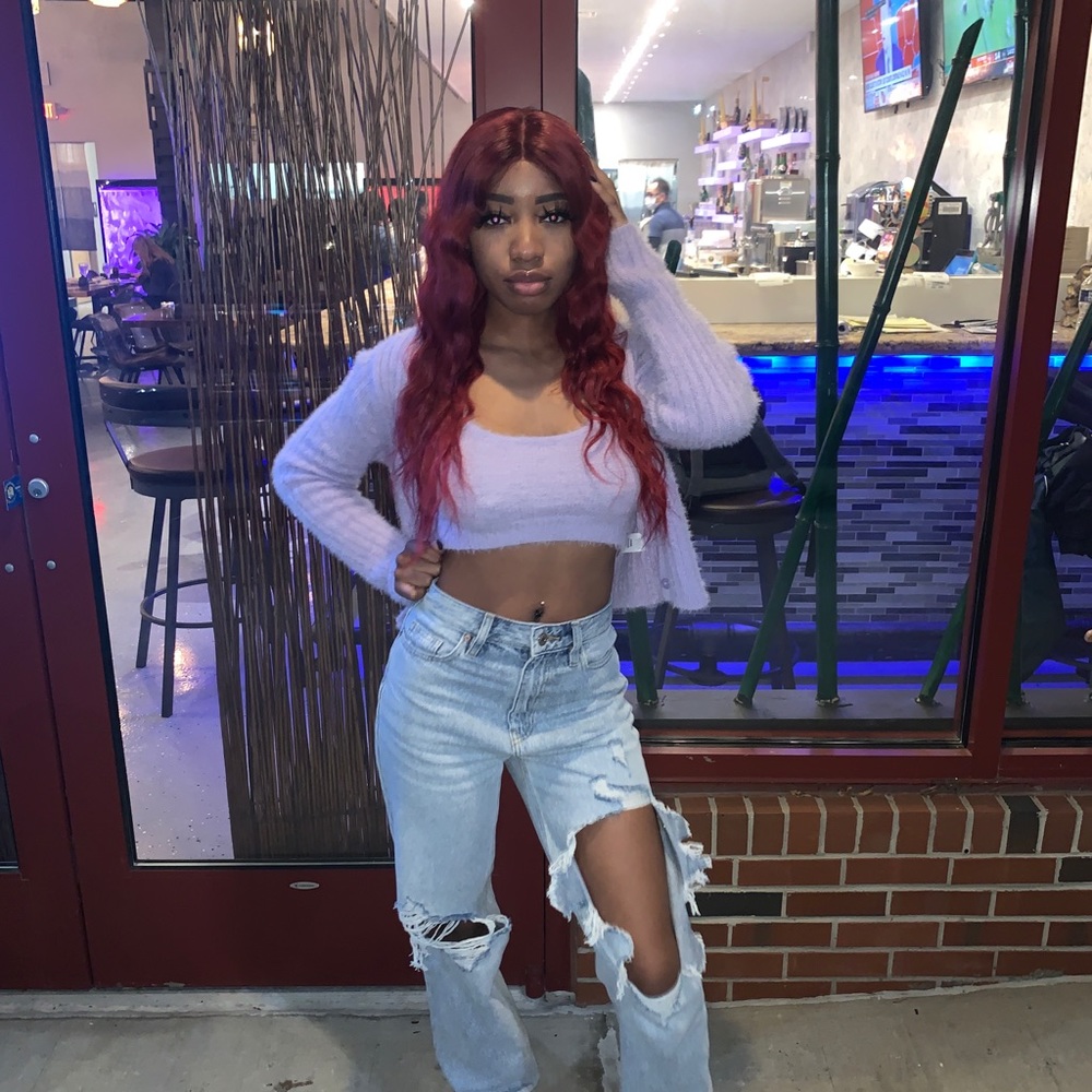 GARAGE Cardigan & Crop top